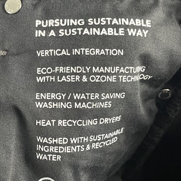 AG Adriano Goldschmied Mari Corduroy Pant Womens 27 Brown Mid Rise Slim Straight - Picture 8 of 16